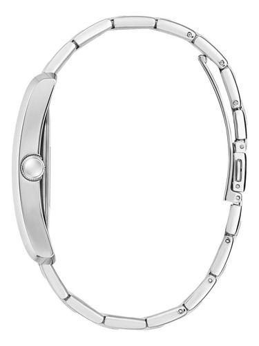 Reloj Guess Clyde Bitono Hombre Bisel Plateado Fondo Verde