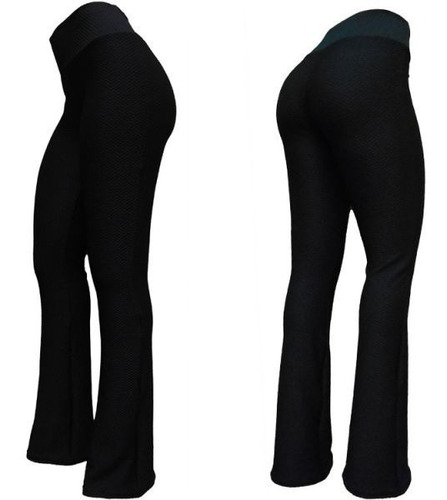 Calça Feminina Flare Branca Roupa Enfermagem Esteticista