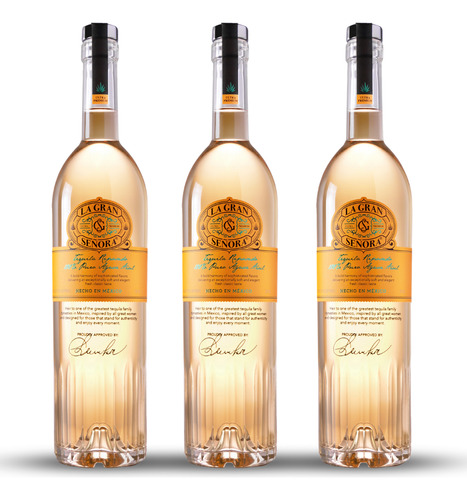 Pack De 3 Tequila La Gran Señora Reposado 750ml
