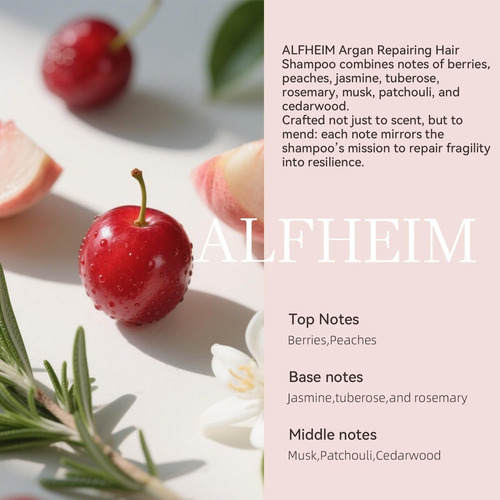 Alfheim Alfheim Argan+ Shampoo Reparador Sem Sulfato