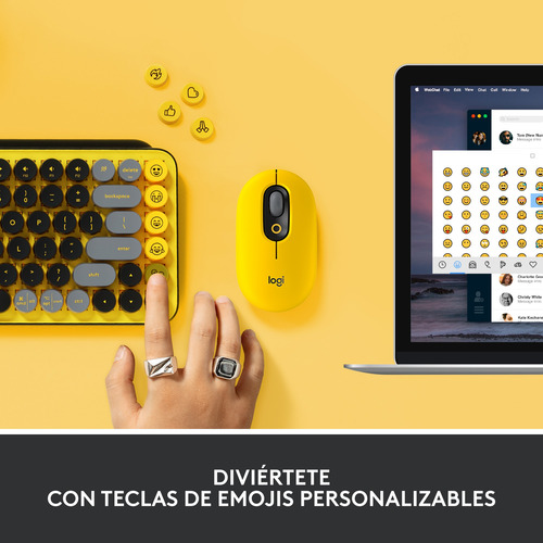 Logitech Pop Keys Teclado Mecánico Inalámbrico Blast