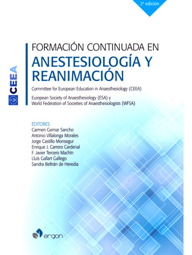 Formación Continuada En Anestesiología Y Reanimación, Ergon