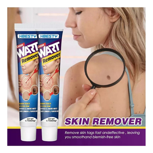 Crema Removedora De Verrugas Skin Para Eliminar Lun