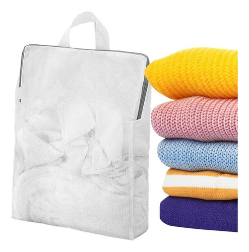 Sacos De Lavanderia Pulunto 3d Mesh Com Zíperes E Lavagem Re