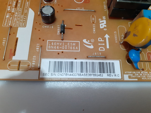 Placa Fonte Un46h6203ag Un46h6203 (Usado)