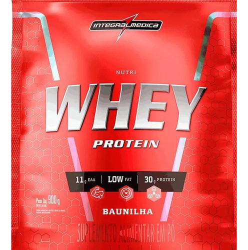 Nutri Whey Protein Pouch Baunilha 900g Integralmédica Baunilha