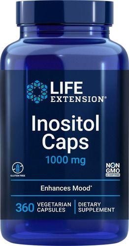 Life Extension Inositol 1000 Mg 360 Cápsulas