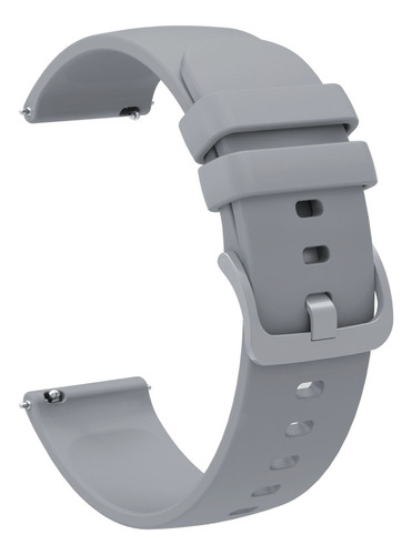 Pulseira Para Relógio E Smartwatch De 18mm Em Silicone Macio