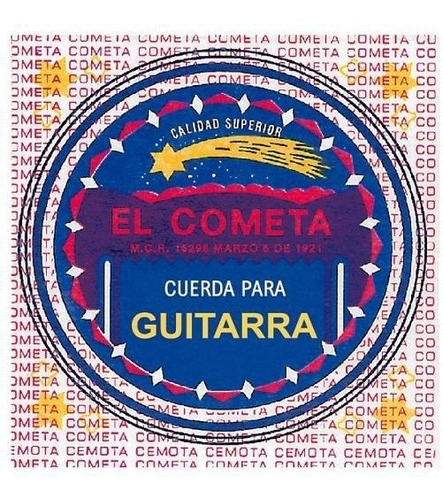 12 Cuerdas 3a El Cometa Para Guitarra, Nylon 802