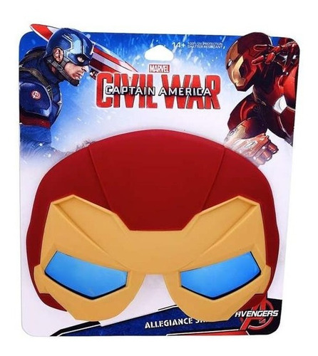 Avengers Lentes De Sol Mascara Civil War Ironman Original