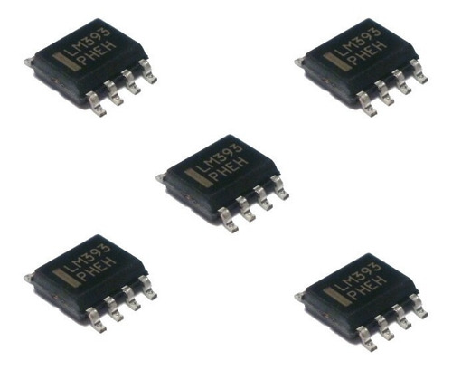 Comparador Dual Lm393 Smd Soic - 8.  X5 Unidades