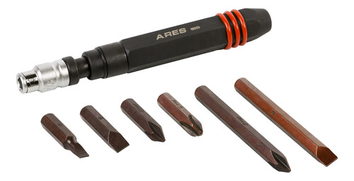 Ares 10025-3/8 Pulgadas - Mini Destornillador De Impacto Rev