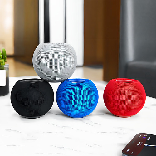 Parlante Bluetooth Estilo Home Pod Mini 5w Con Radio Hoco Color Gris