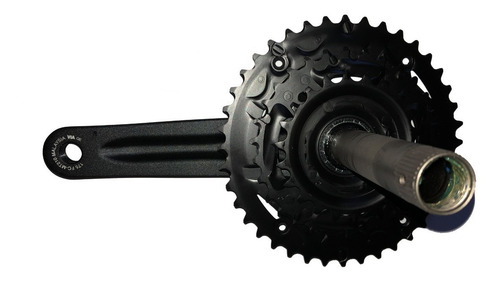 Imagem 3 de 5 de Pedivela Shimano Altus 27v Mt210 40/30/22 Hollowtech Integra