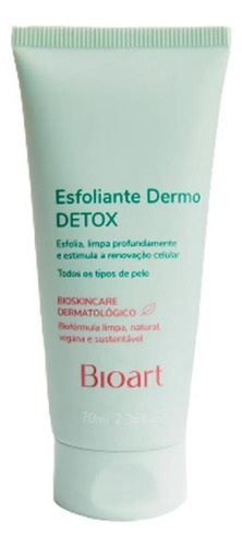 Exfoliante Dermo Detox Vegano Bioart Arcilla Verde Copaíba