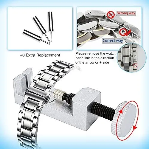Kit De Reparacion De Reloj Abridor De Cajas 155pz