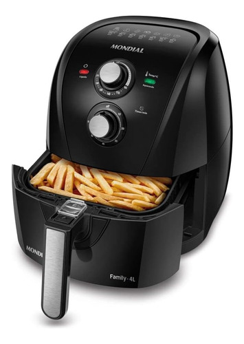 Air Fryer Mondial Afn-40-bfs 4 Litros 1500w Preta 110v 