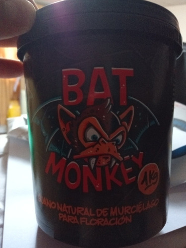 Imagen 2 de 2 de Monkey Bat Guano De Murciélago 1kg Floración