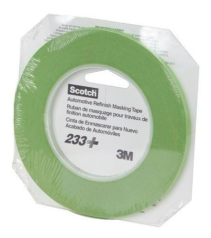 3m Masking Tape Verde 233+ 0.63 Cm X 55 M Automotriz 26330