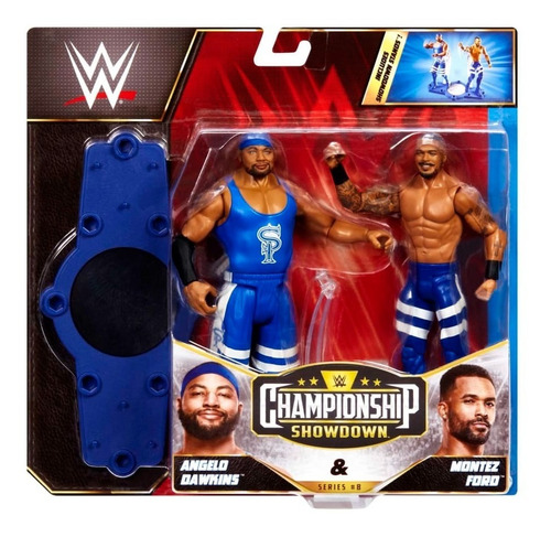 Figura Wwe Champioship Showdown Angelo Dawkins Y Montez Ford