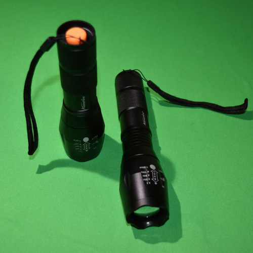 Linterna Led 5 Modos Zoom Y Flash - Supervivencia Extremo