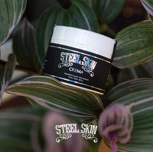 Crema Anestes¡ca Steel Skin Original 30 Gr Tattoo Tatuajes