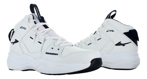 Pontiac Tenis Bota Escolar Ligero Blanco Hombre 82552