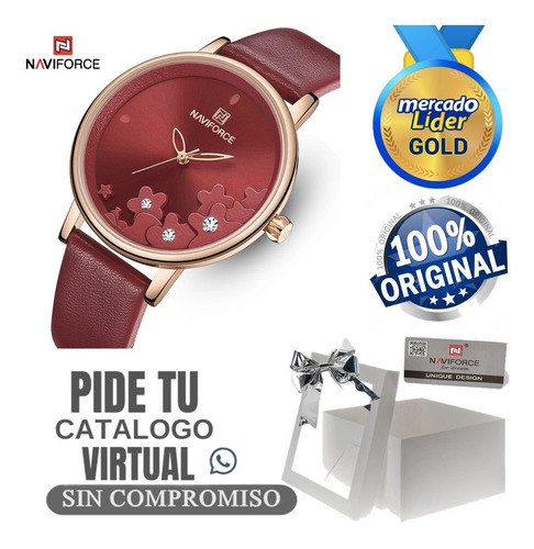 Relojes De Mujer Naviforce Originales Gama Premium + Caja
