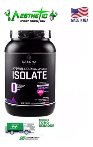 Sascha Isolate 2lbs Proteina Hidrolizada 100% Original