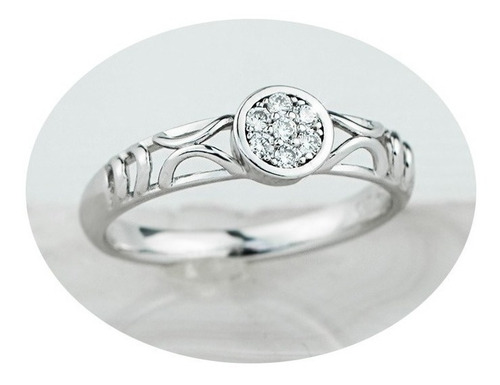 Imagen 1 de 7 de Anillo Ribon Dama Regalo Hermoso Mujer Oro Y Plata Ley .925
