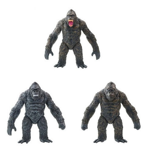 3 Muñecas De Juguete De King Kong Chimpancé