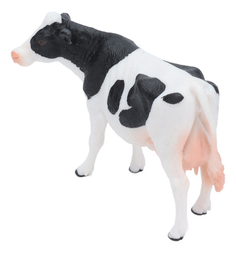 Figura De Ganado Simmental, Plástico, Vaca Realista, Color B