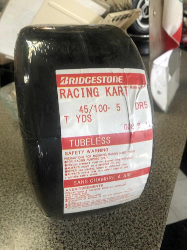 Kit De Dos Llantas 4.5/10-5 Go Kart Bridgestone - Duras