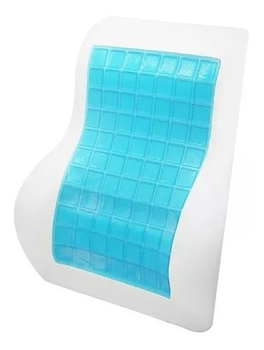 Cojin Respaldar Lumbar Con Gel Ortopédico Memory Foam +funda