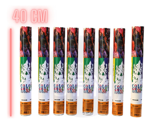 10 Bazuca Lanzador Polvo Holi Neon Colores Surtidos