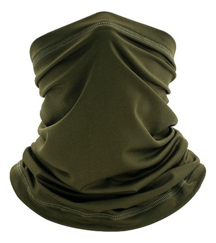 Bandana Premium Evd-x Tela Icesilk Balaclava Cuellera Sol Color Verde Liso Diseño De La Tela Liso Talla Unitalla Adulto