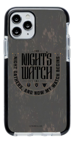 Funda Para iPhone Game Of Thrones Silicona Case Uso Rudo A24 Color Negro Nights Watch