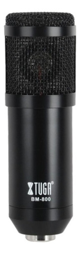 Micrófono Xtuga BM-800 Condensador Cardioide color negro