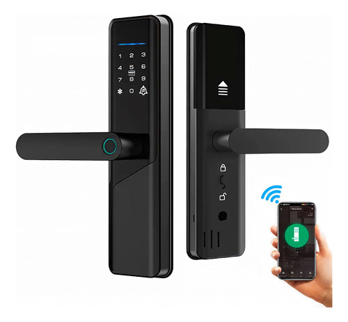 Cerradura Smart Inteligente Chapa Biometrica Digit. Wifi X12