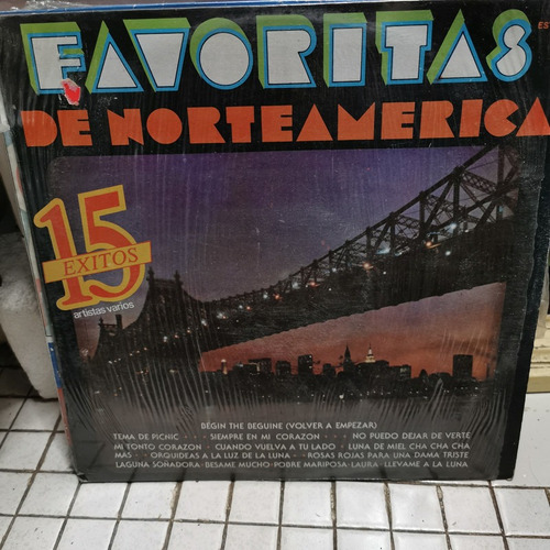 Disco Lp:favoritas De Norteamerica- 15 Exitos Varios