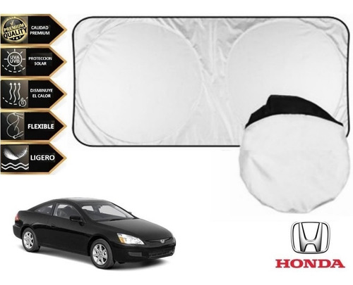 Protector Cubresol Con Ventosas Honda Accord Coupe 2005