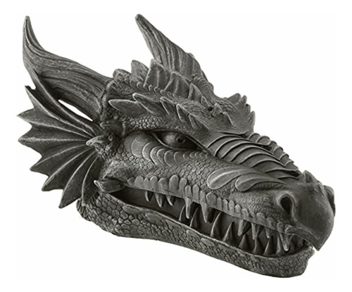 Design Toscano Stryker The Smoking Dragon Estatua Gótica