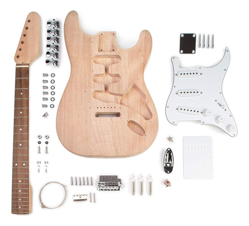 Construye Tu Propio Kit De Guitarra Eléctrica Estilo S (d