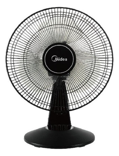 Ventilador De Mesa Midea De 12'' (negro) Portatil Ft30-8mba Cantidad De Aspas 3 Color De La Estructura Negro Color De Las Aspas Negro Diámetro 30 Cm Material De Las Aspas Plástico