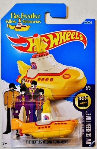 Hotwheels Submarino Amarillo Edicion Especial