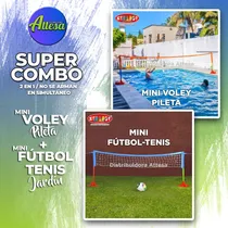 Comprar Voley Para Pileta + Futbol-tenis +  2 Compl Base Serabot