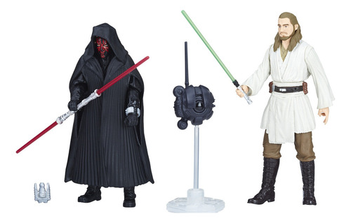 Star Wars E Sw E1 Darth Maul And Quigon Jinn - Figura De Ac.