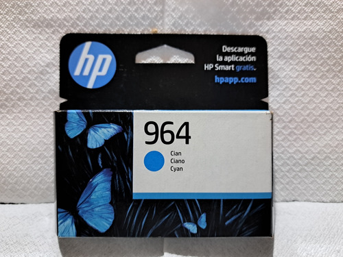 Cartucho De Tinta Hp 964 Cian Original (3ja50al) (Usado)