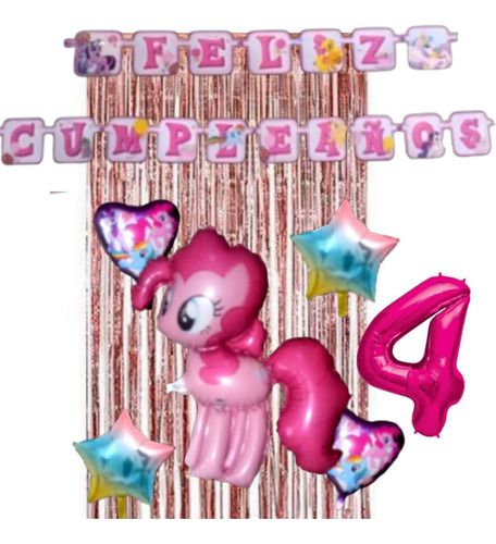 Decoracion Fiesta Little Pony Cumpleaños Articulo