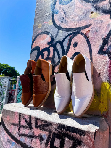 Chatas Mocasín Slipper Camerino Calzados Lisos C/ Elástico